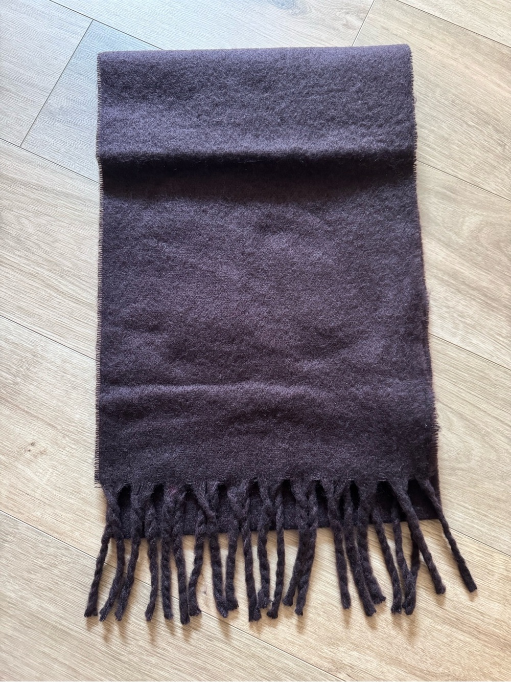 GAP Dark Brown Fringed Women's Scarf